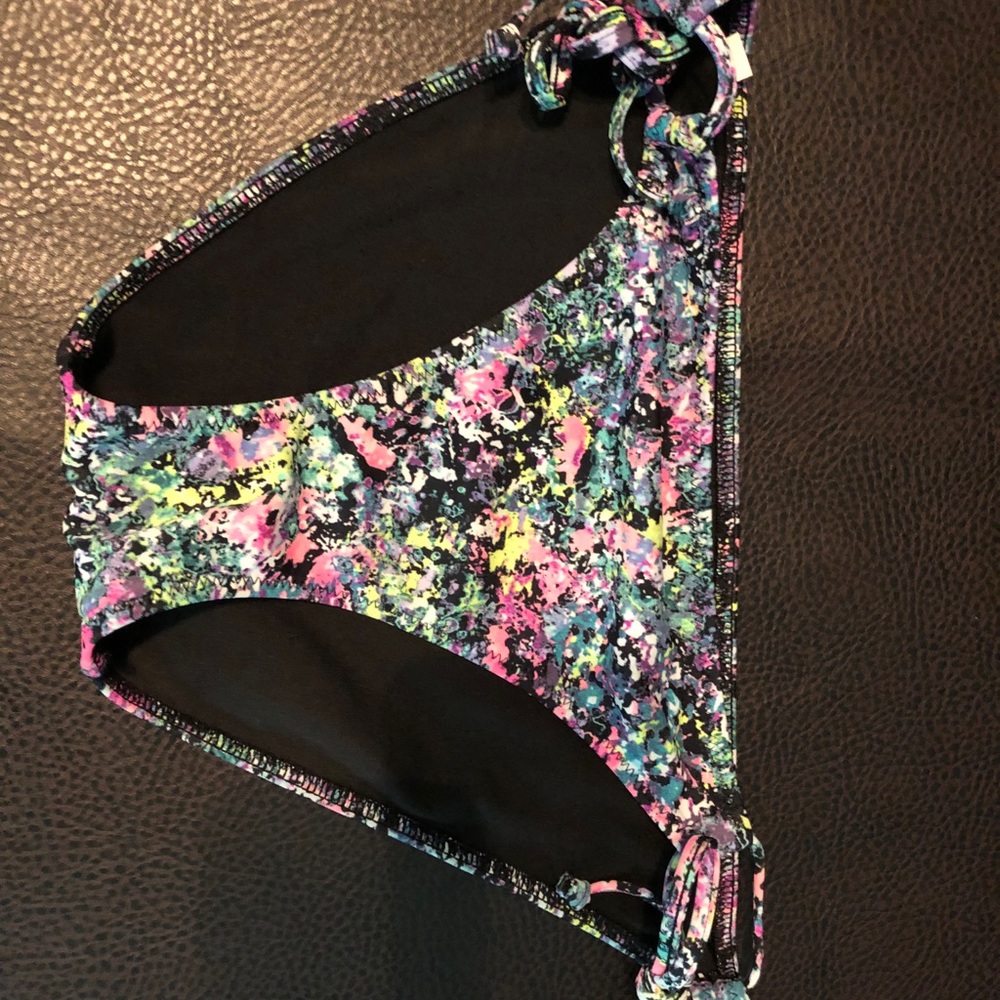Splatter paint bright tie side bottoms
